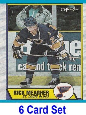 Rick Meagher Hockey Card Collection